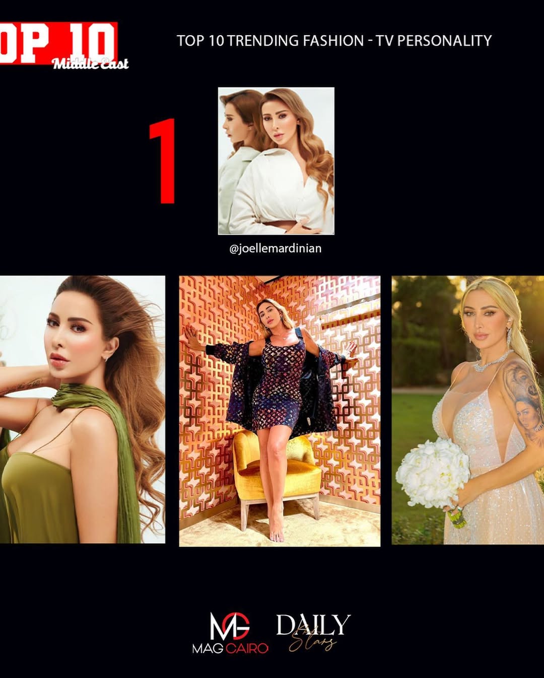 Here comes the top 10 trending fashion TV personality with Mag Cairo.