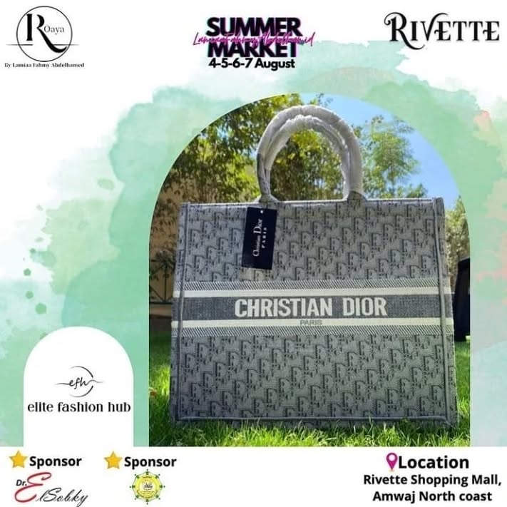 Make sure to visit Rivette Shopping Mall in @amwajsidiabdelrahman Summer Market starting this week August 4th until August 7th.
