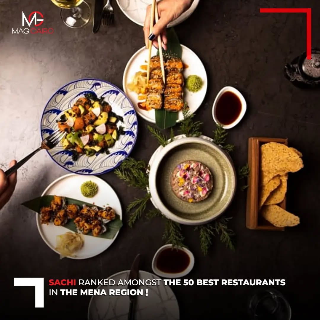 Congratulations for a favorite choice among restaurants in Egypt ranked number 22 in the MENA region by @theworlds50best ,Sachi.