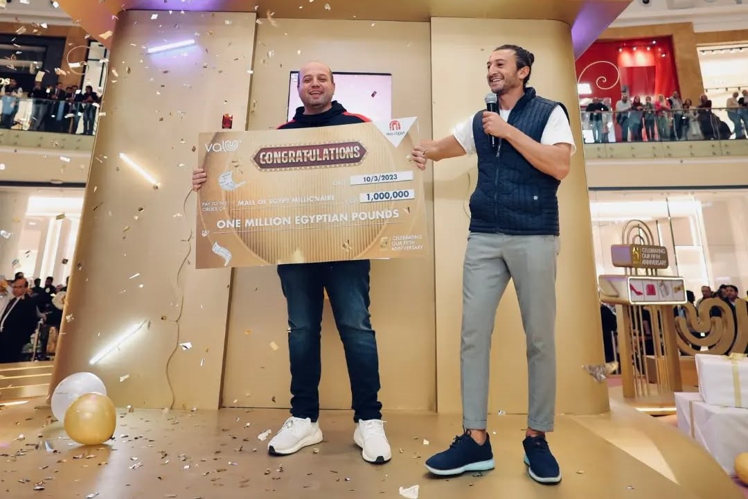 Mall of Egypt have announced the lucky winner of the mega raffle draw who won a grand prize of EGP 1 million for its five-year anniversary celebration with valU.