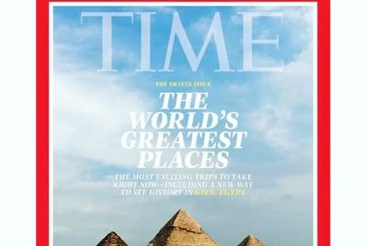 The famed publication,Time Magazine has selected The Great Pyramids of Giza in Egypt as one of the world’s greatest destination to visit in 2023 for their special Travel Issue.