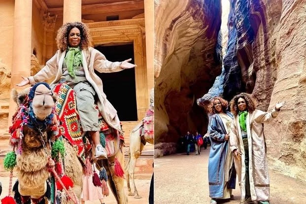 Oprah Winfrey spotted on her latest visit to Petra in Jordan with her best friend Gayle King and share their moments with all of us.