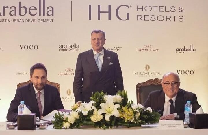 A partnership agreement has been signed by Arabella Group for Real Estate Development and @ihghotels to launch three new luxury hotels in Egypt across the three coming years with one of them @directionwhite Situated in the beautiful Ras Al Hekma Bay.