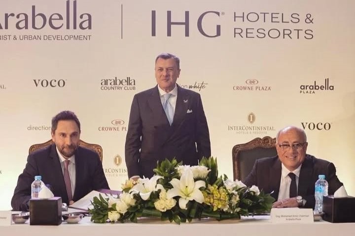 A partnership agreement has been signed by Arabella Group for Real Estate Development and @ihghotels to launch three new luxury hotels in Egypt across the three coming years with one of them @directionwhite Situated in the beautiful Ras Al Hekma Bay.