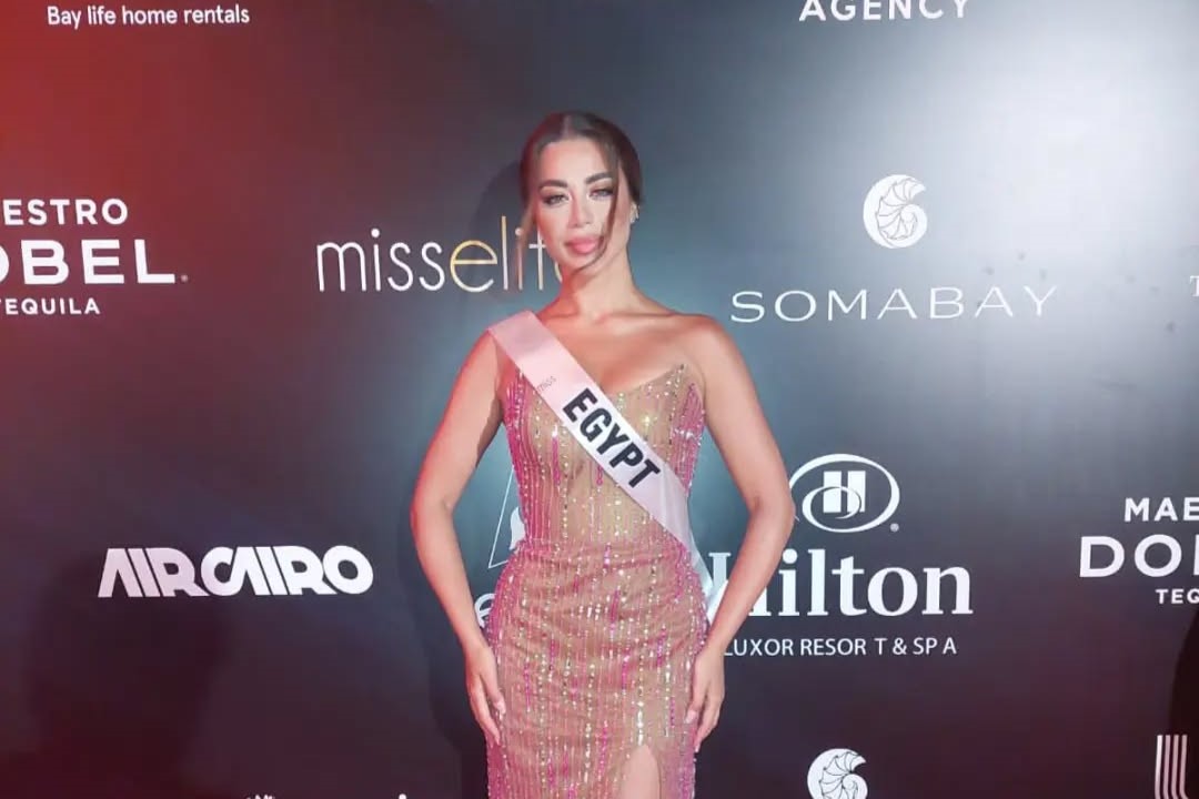 Miss Elite Egypt looks flawless on the red-carpet of the Grand Finale #misseliteworld.