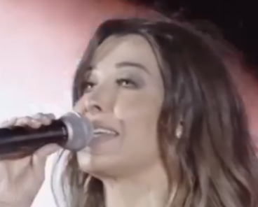 Electrifying performance and the crowd on fire  with the Lebanese star Nancy Ajram from yesterday’s megaconcert at @alameinfestival.