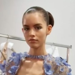 Backstage moments at #eliesaabworld SS24 Couture Show held in Paris earlier today.