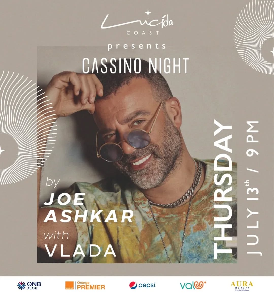 Lucida Coast presents Cassino Night @cassinolb with Superstar @joashkar for an unforgettable Beirut Night in the Heart of North Coast @lucidaegypt with BellyDancer @vlada_bellydance.