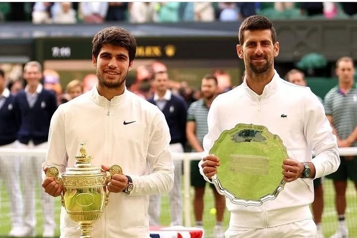 Celebs at #wimbledon Men’s Finals,swipe through to see more.
