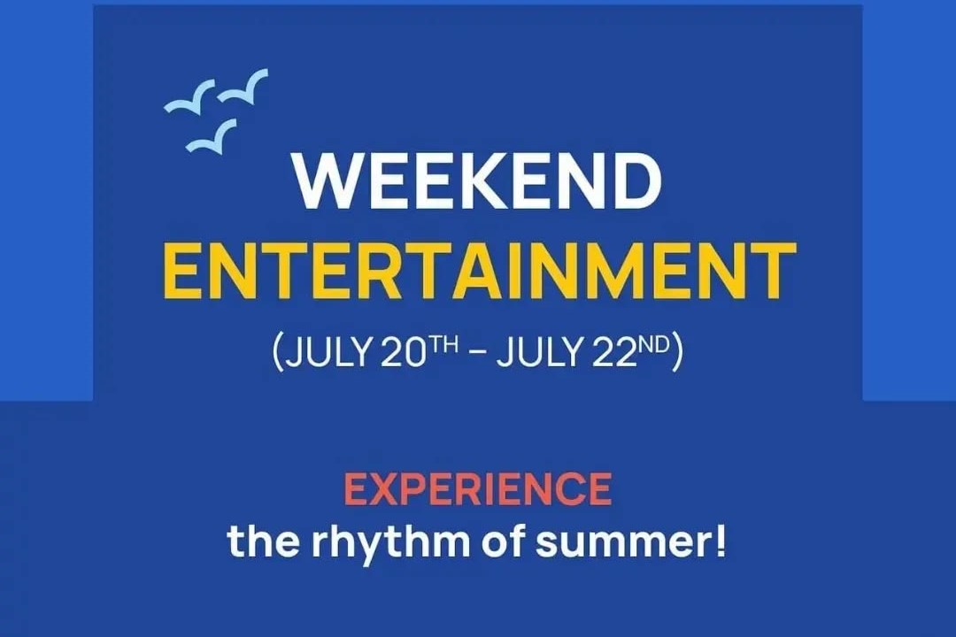 Get ready to groove your way into the perfect summer weekend with our amazing musicians that will keep you dancing all day long.