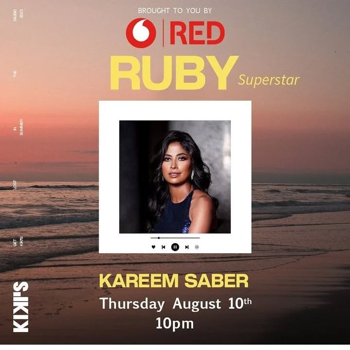 There’s definitely a lot happening this weekend in North Coast but who doesn’t love to sing along with the star Ruby and dance to the beats of @kareemsaberr at the one and only @kikis.beach.