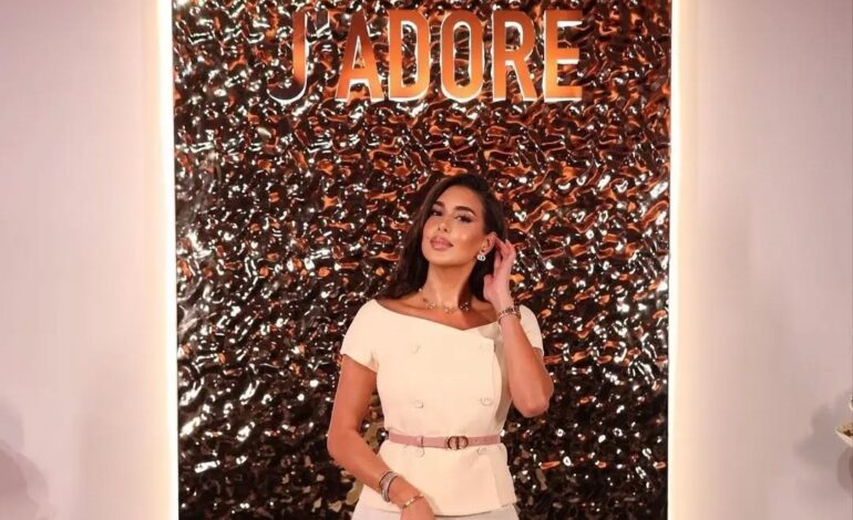 Gorgeous @yasmine_sabri at yesterday’s event for @diorbeauty #jadore perfume in Dubai.