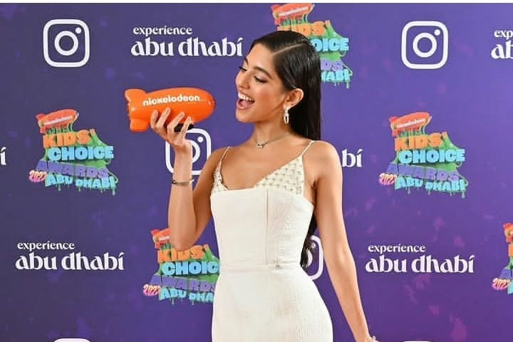 Beautiful Egyptian actress @mayanelsayed at yesterday’s @nickelodeon.arabia event in Abu Dhabi.