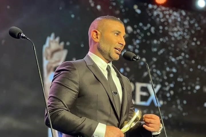 Ahmed Saad awarded by @murexdor yesterday.