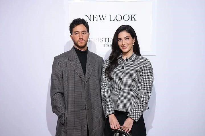 Celeb spotting in the city of love! The iconic stars Razanne Jammal and Ahmed Malek at the @diorbeauty @franciskurkdjian_official event in Paris.