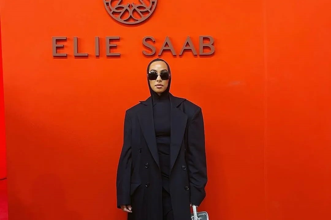 Guests at yesterday’s @eliesaabworld SS24 Couture Show presented in Paris at #palaisdetokyo.