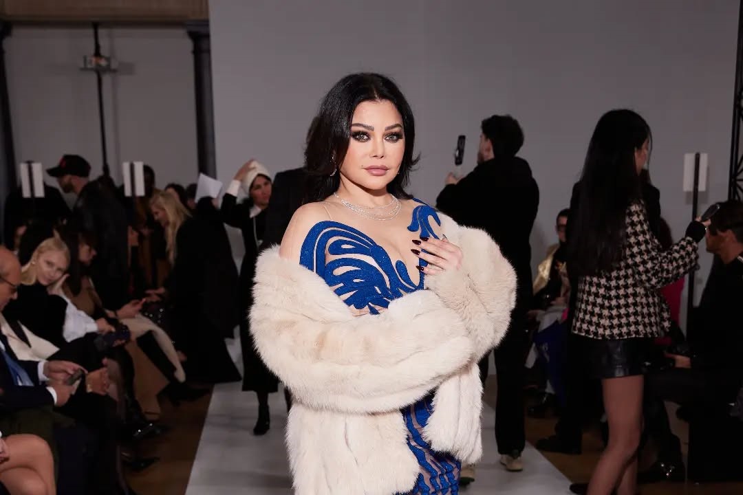 The Diva @haifawehbe at the SS24 Couture Show presented in Paris at Hotel D’evreux.