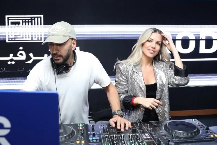 Moments to remember at the #alachrafieh event in Cairo with DJ Rodge spinning the beats.