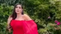 Stunning Yasmine Sabri at Cannes Film Festival yesterday attending the premiere of The Apprentice dressed in a @jean.pierre.khoury off the shoulder dress and Chopard jewelry.