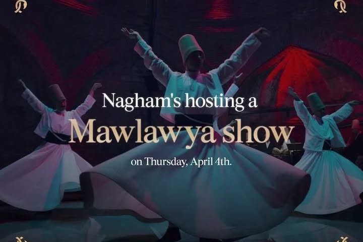 Step into a world of elegance and tradition at Sheraton Cairo’s Nagham Tent with a captivating Mawlawya Show.