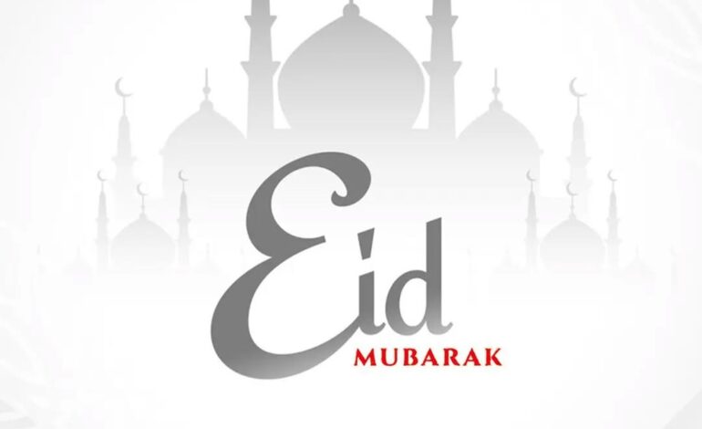 Wishing everyone a happy eid.