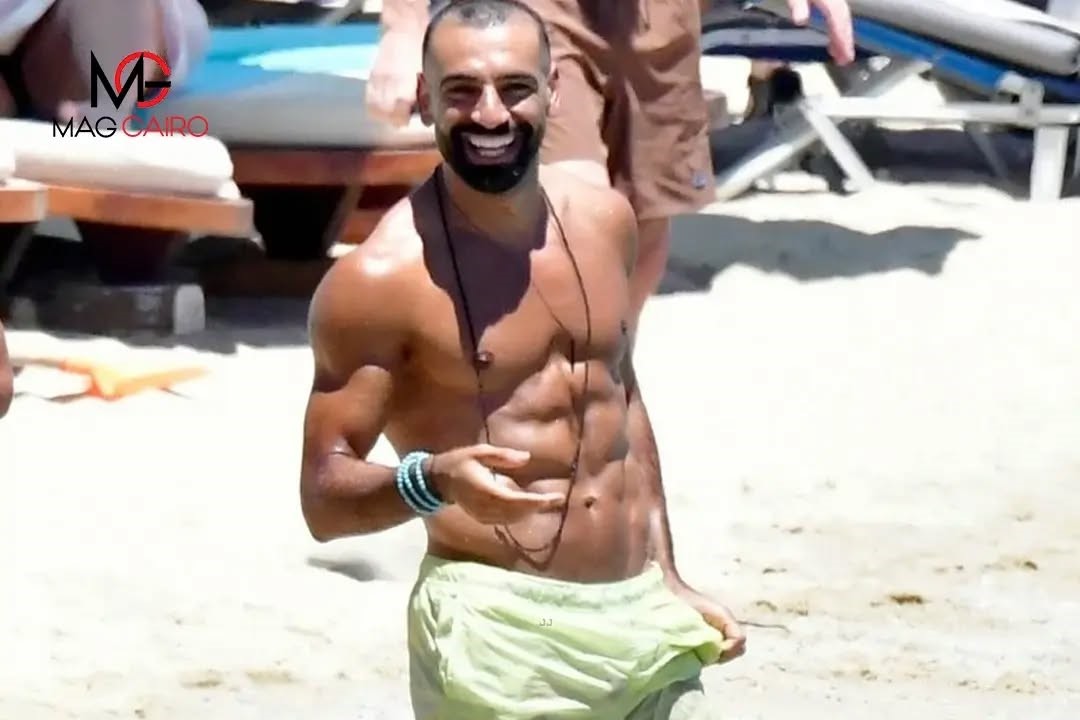 From Cairo to Crete: Mo Salah soaking up the sun and loving every minute.