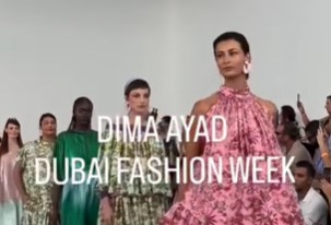 Elevating elegance to new heights, Dima Ayad’s latest collection at Dubai Fashion Week.