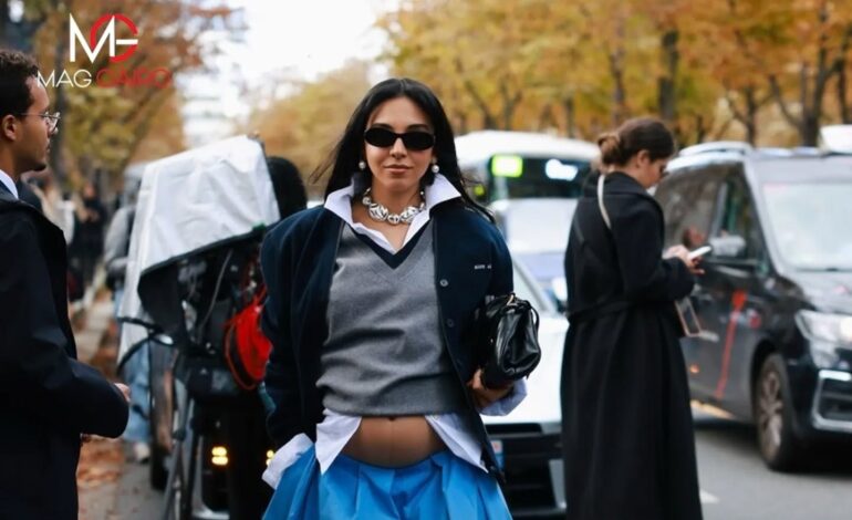Salma Abu Deif embraced Parisian chic effortlessly yesterday as she stepped out for the Miu Miu SS25 show in Paris. She exuded timeless elegance with her sleek.