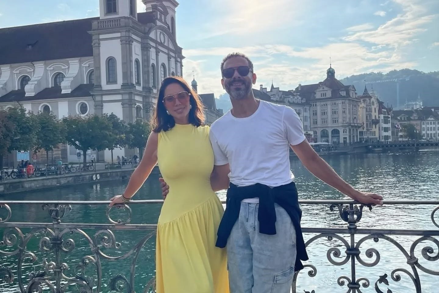 Passant Shawky shared some joyful moments from her recent trip to Switzerland with her husband Mohamed Farrag showcasing the picturesque landscapes and serene vibes.