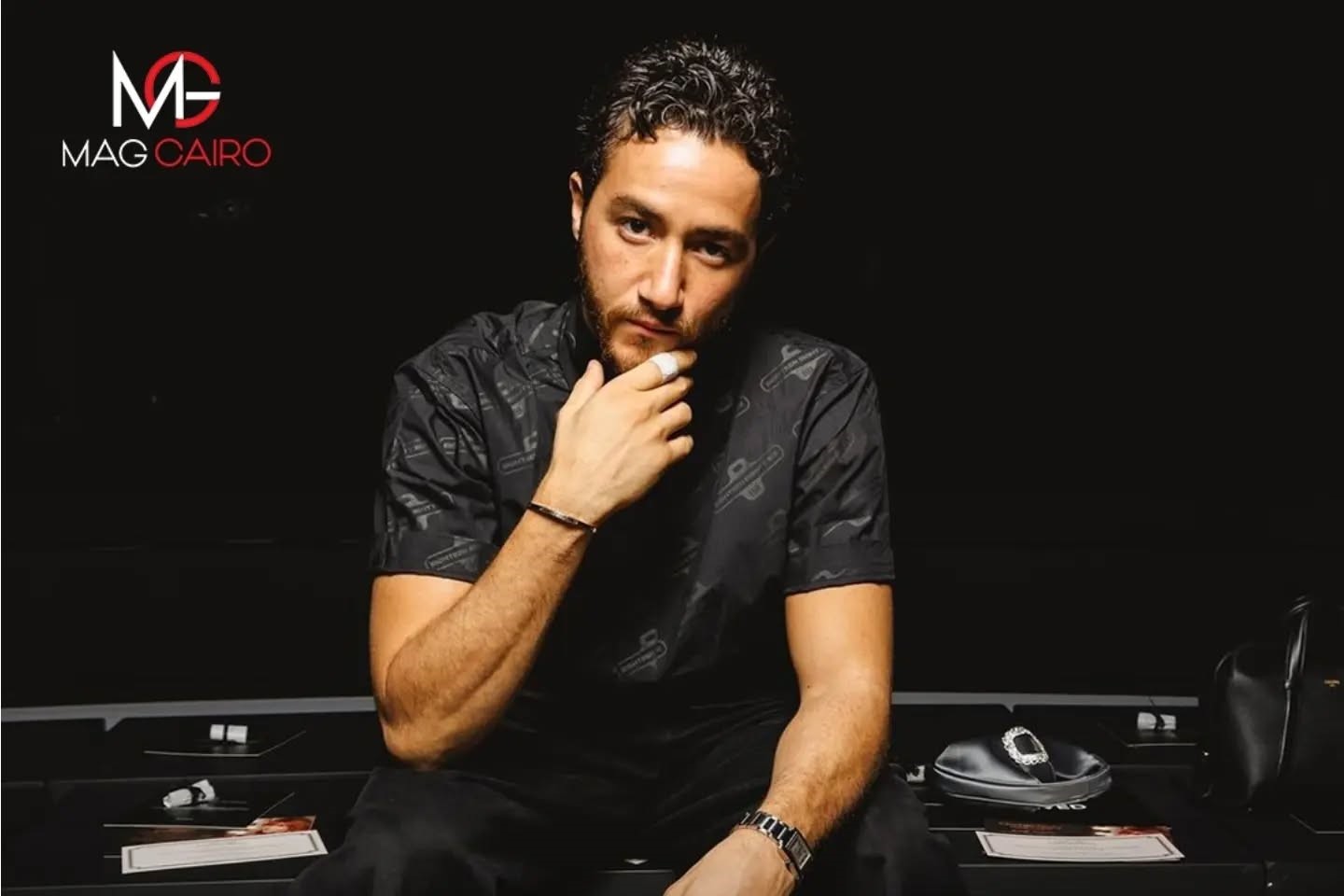 Ahmed Malek brought undeniable star power to Riyadh Fashion Week.