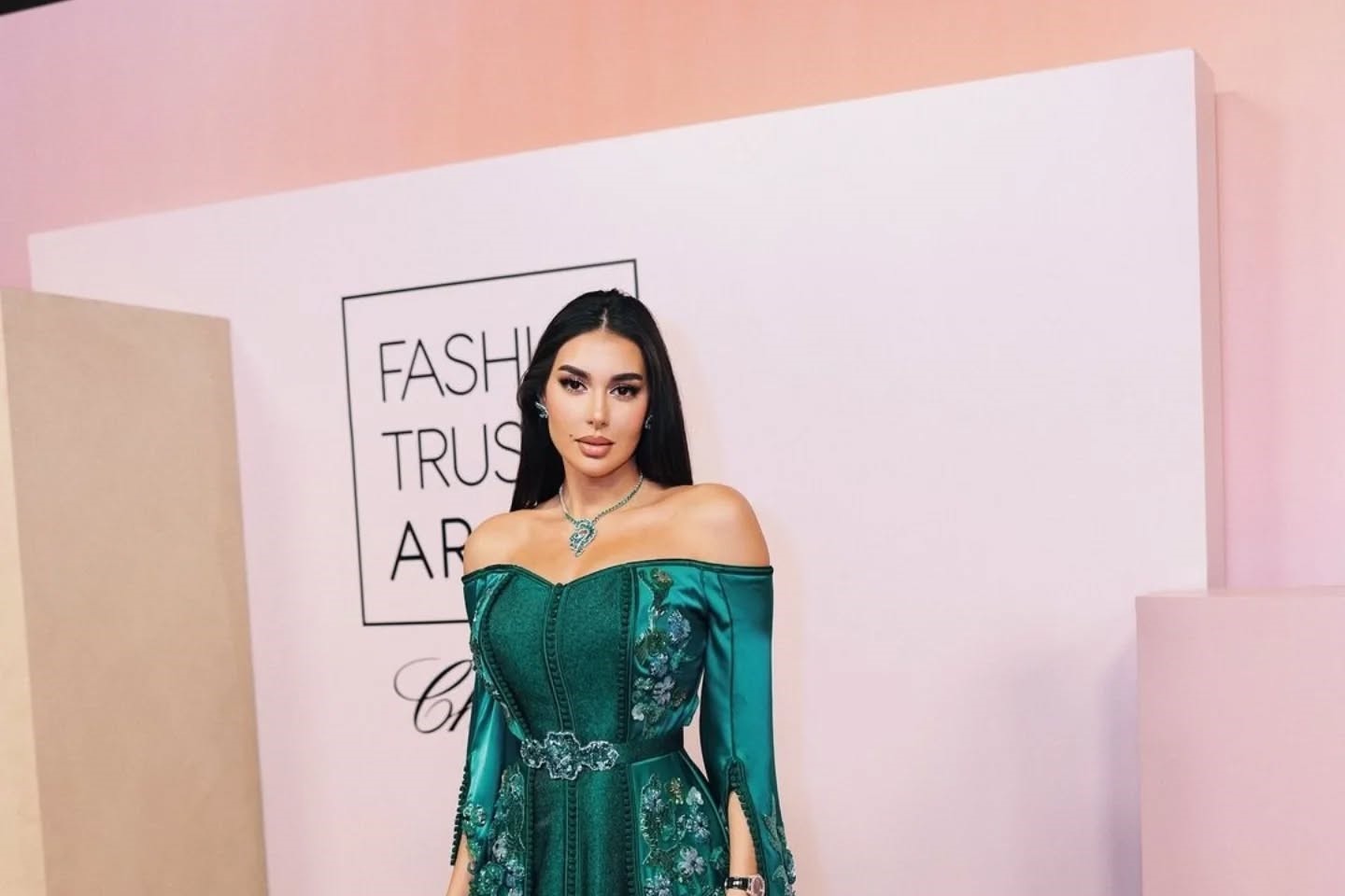 Yasmine Sabri stunned at the #FashionTrustArabia.