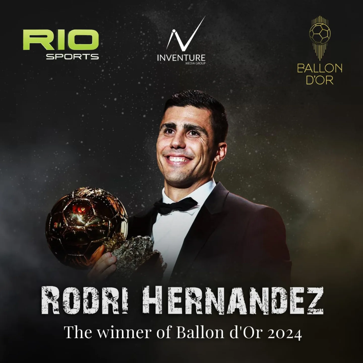 The 2024 Ballon d’Or winner is officially Rodri Hernandez.