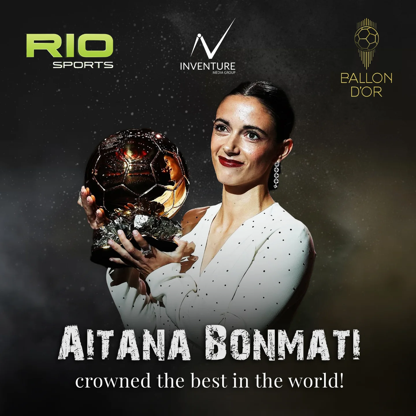 Aitana Bonmatí does it again! For the second year in a row, she’s crowned the best in the world.