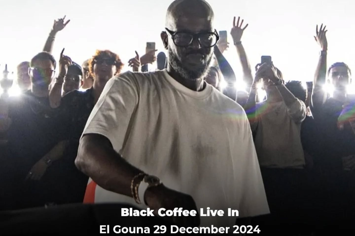 Get ready for an unforgettable night!Black Coffee live in El Gouna.