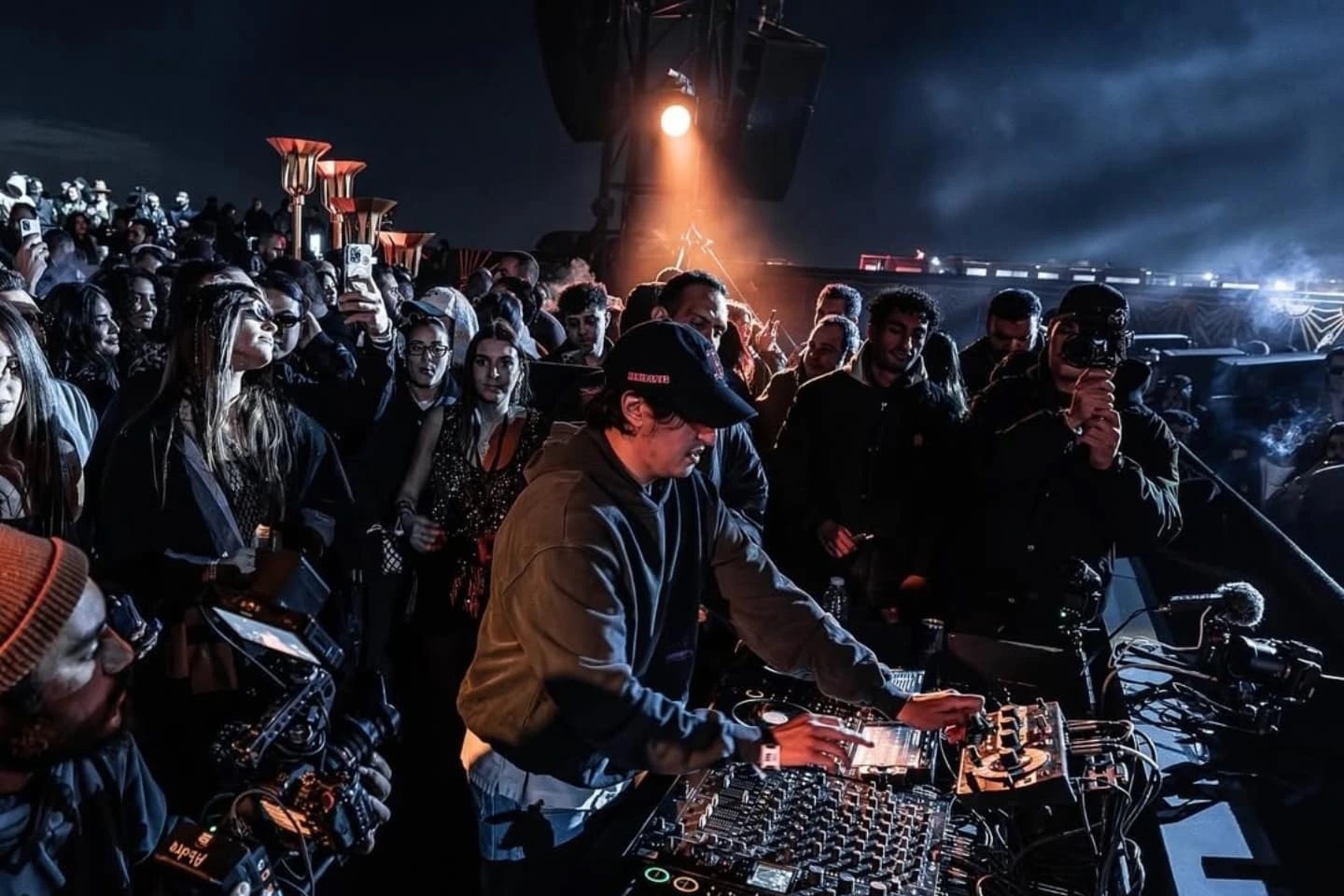 An unforgettable night under the stars at the majestic Pyramids.