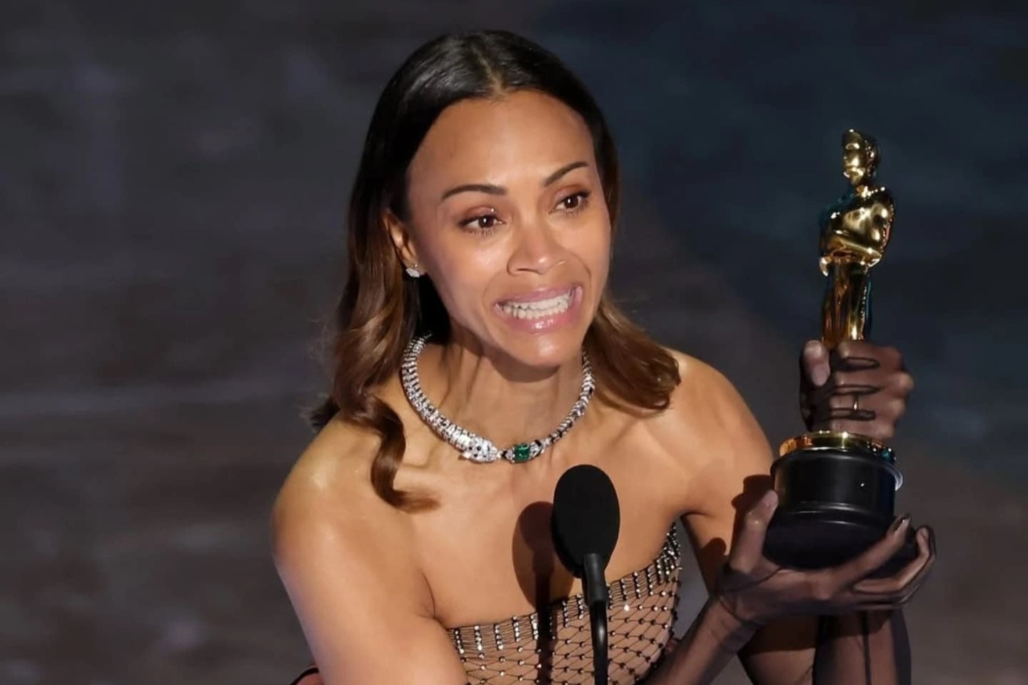 At the 97th Academy Awards held yesterday.