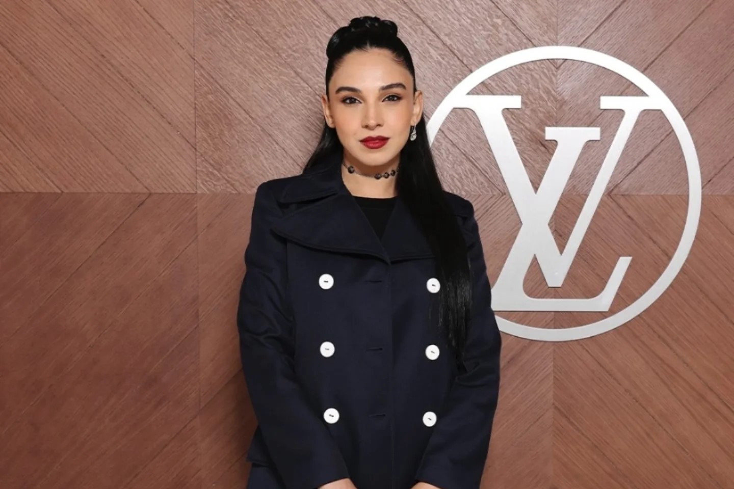 Salma Abu Deif turned up the heat at yesterday’s Louis Vuitton show in Paris.