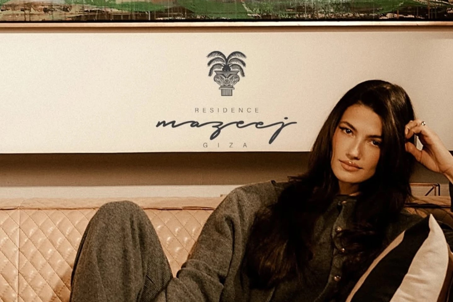 Tara Emad, a true icon of grace and presence, embodies the essence of Mazeej Giza.