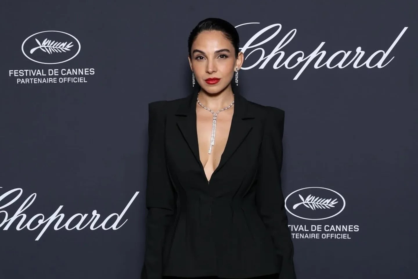 Salma Abu Deif lit up Cannes in true Chopard style.