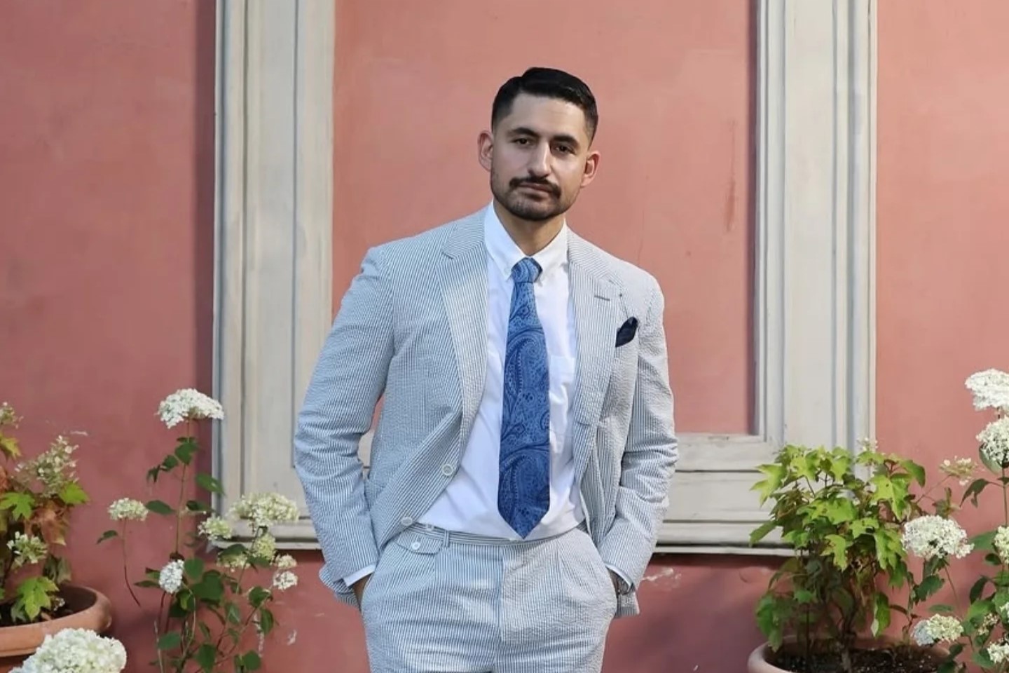 Suave, sharp, and stealing the scene.