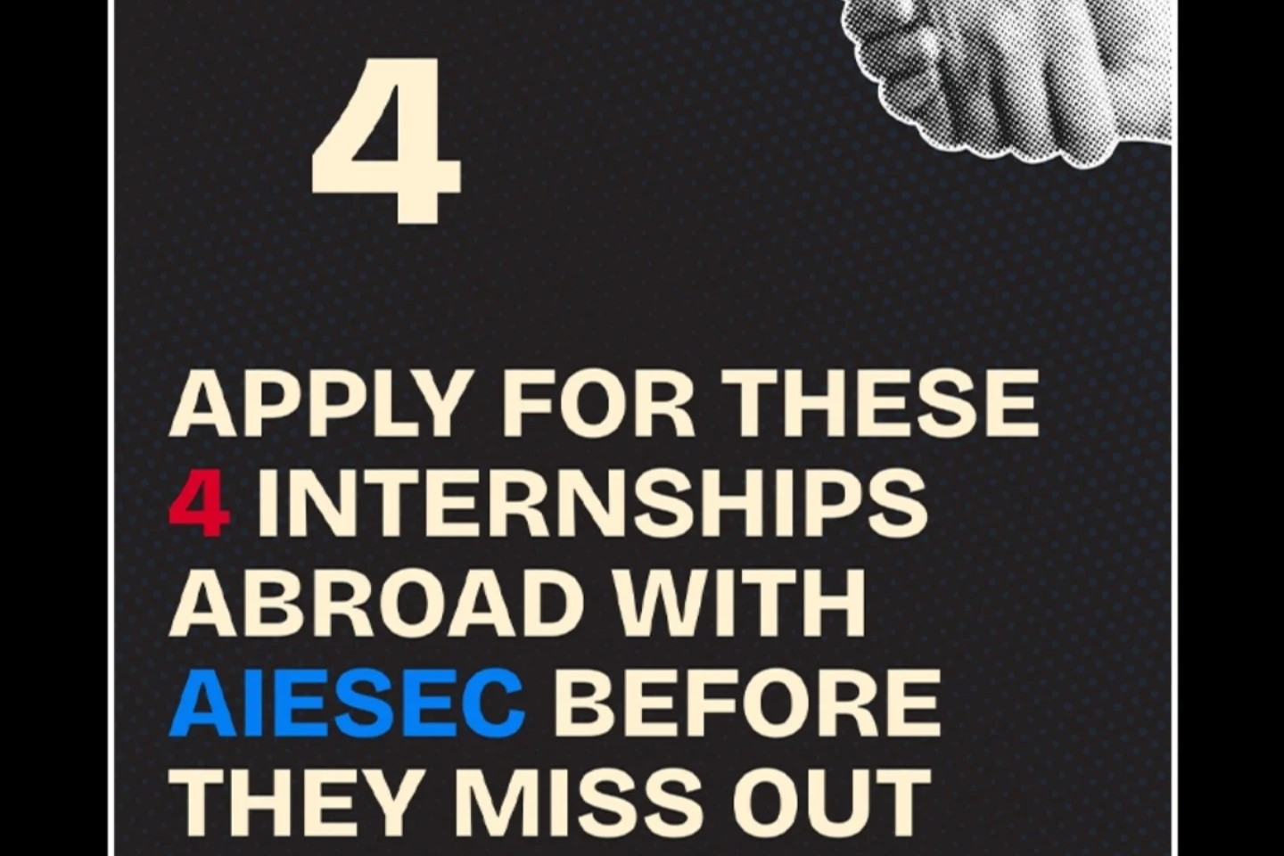 Ready to start your internship abroad with AIESEC.