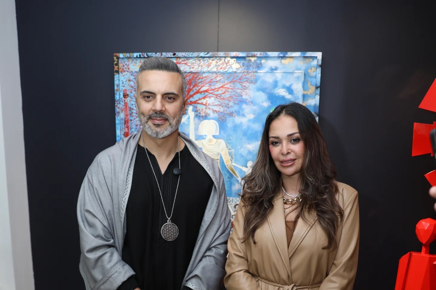 Last night at Picasso Gallery, Ahmed Farid transformed space into emotion.