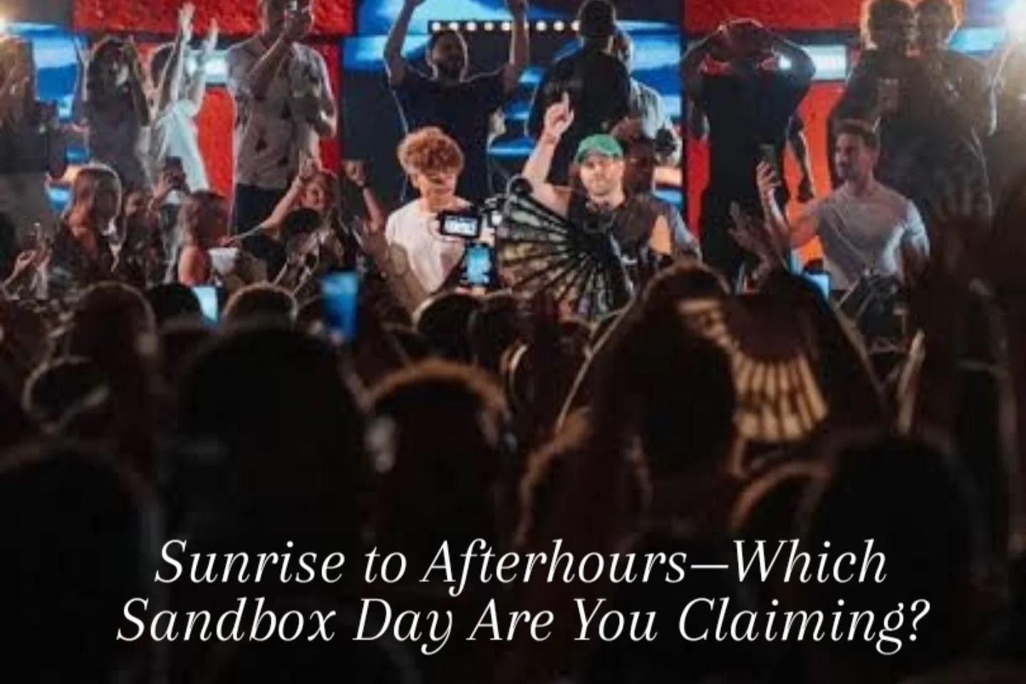 Your Sandbox by day lineup just dropped—and it’s shaping up to be a full-on sonic escape from sunrise to after dark.