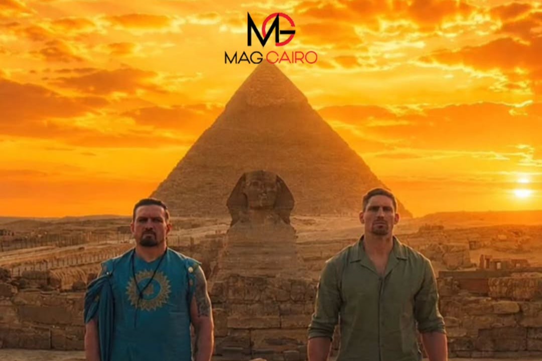 Beneath the gaze of the Great Sphinx and in the shadow of the timeless Pyramids.