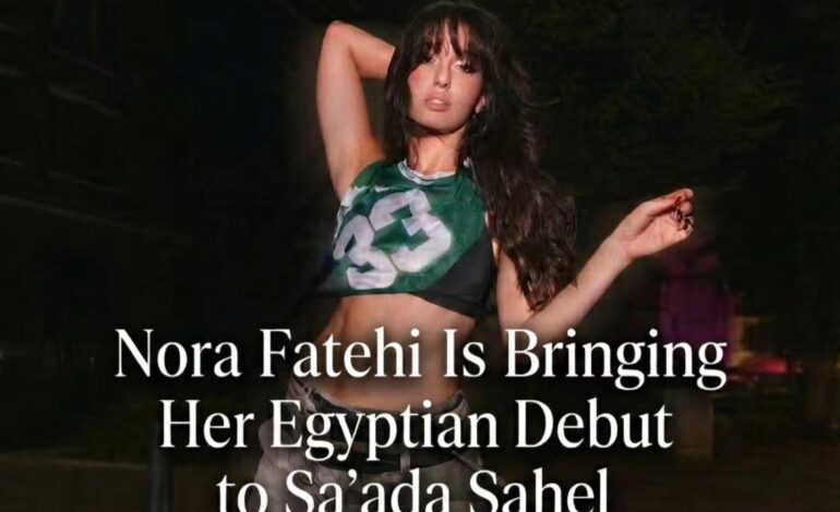 Nora Fatehi is bringing her global energy to the Egyptian coast.