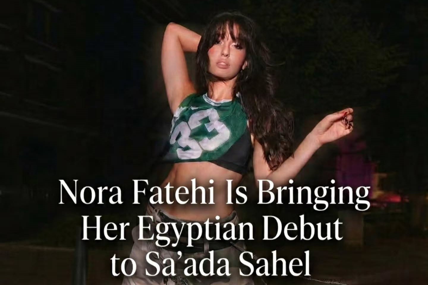 Nora Fatehi is bringing her global energy to the Egyptian coast.