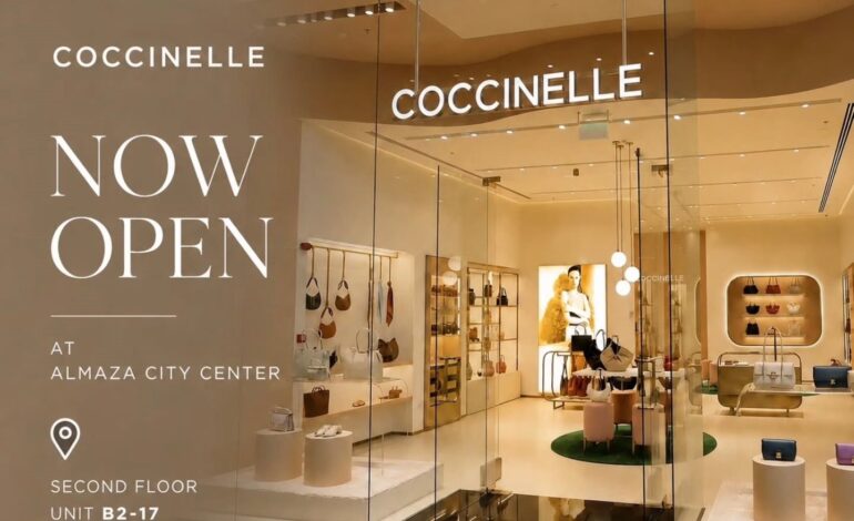 @coccinelle.egypt is now open at Almaza City Center.